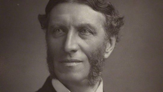 Photograph of Matthew Arnold, Victorian poet and critic, seated in formal dress with a thoughtful expression.