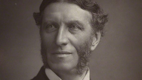 Photograph of Matthew Arnold, Victorian poet and critic, seated in formal dress with a thoughtful expression.
